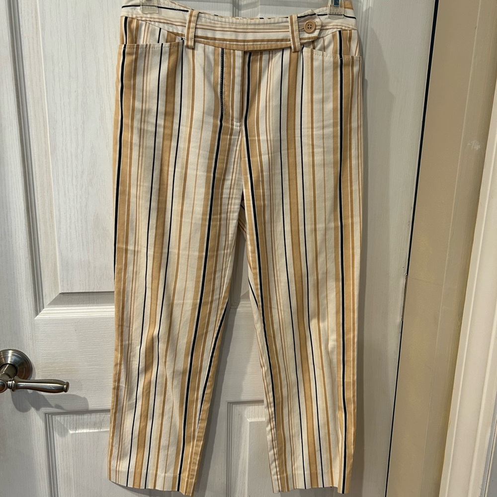 Striped Petite Loft Pants